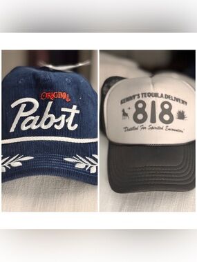 818 Tequila & Pabst BR hats